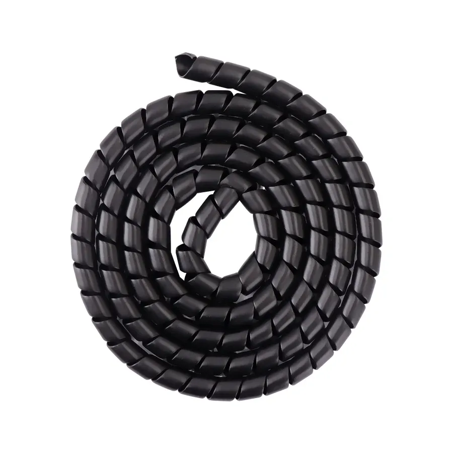 Cubre cables en espiral en negro