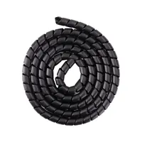 Cubre cables en espiral en negro