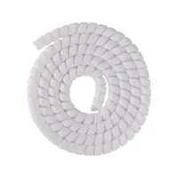 Cubre cables en espiral en blanco