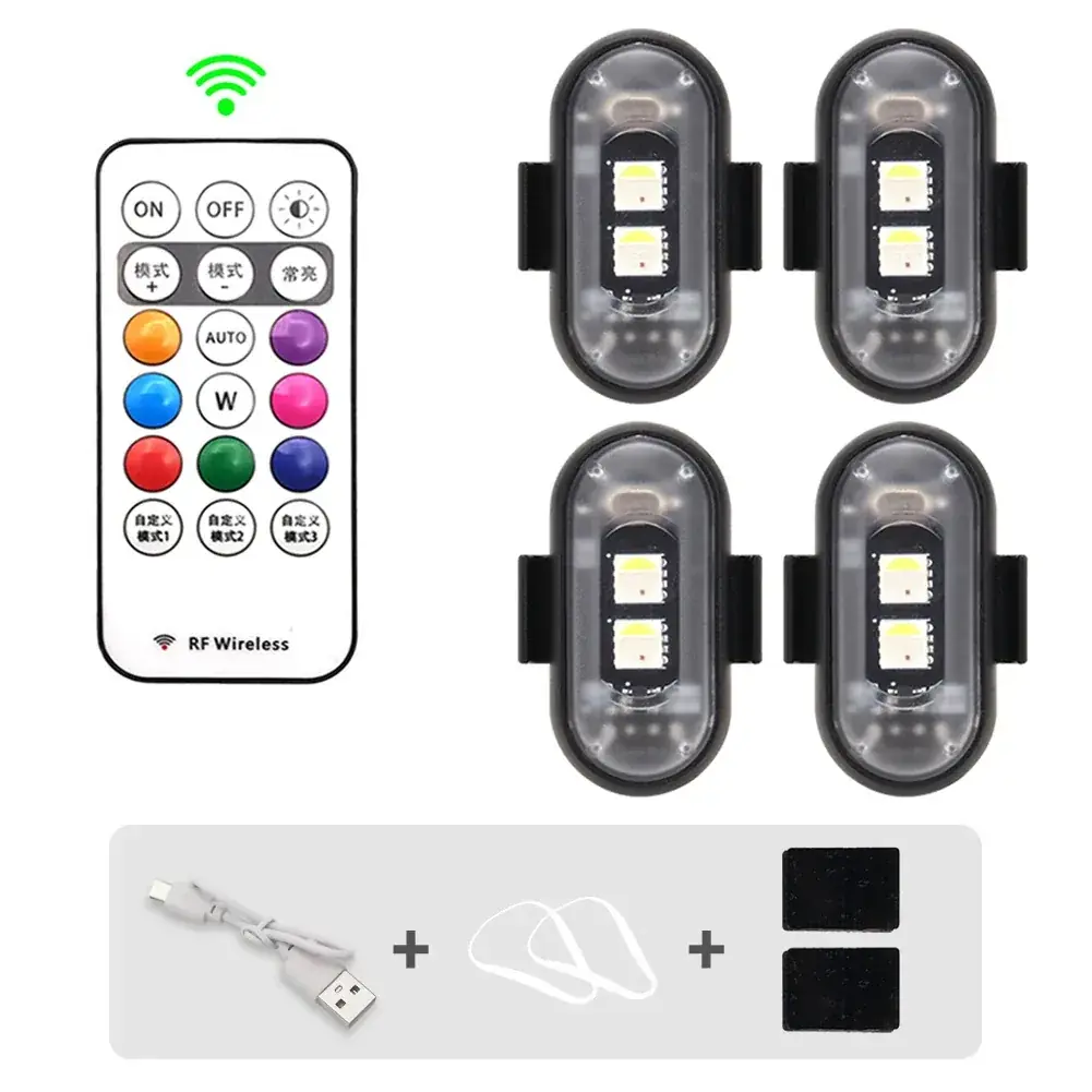 Kit de luces LED RGB para patinete y bicicleta