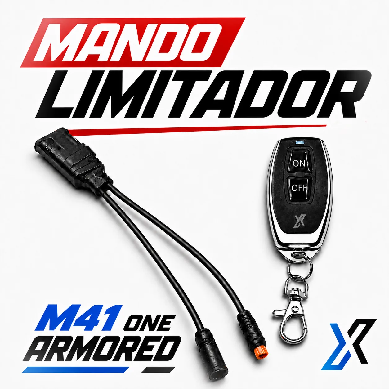 Mando limitador — M41 Armored One: cableado y mando llavero ON/OFF