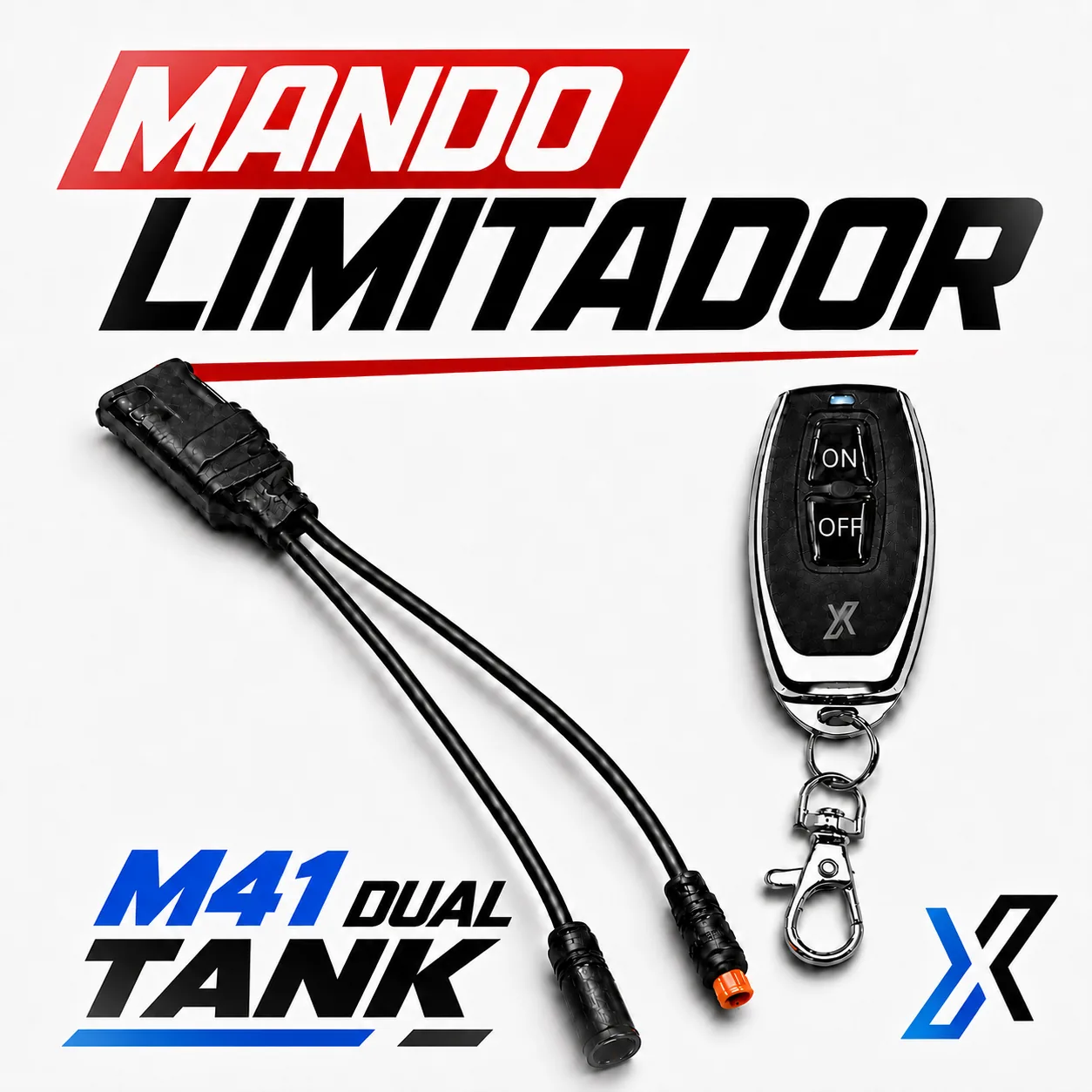 Mando limitador — M41 Tank Dual: cableado y mando llavero ON/OFF