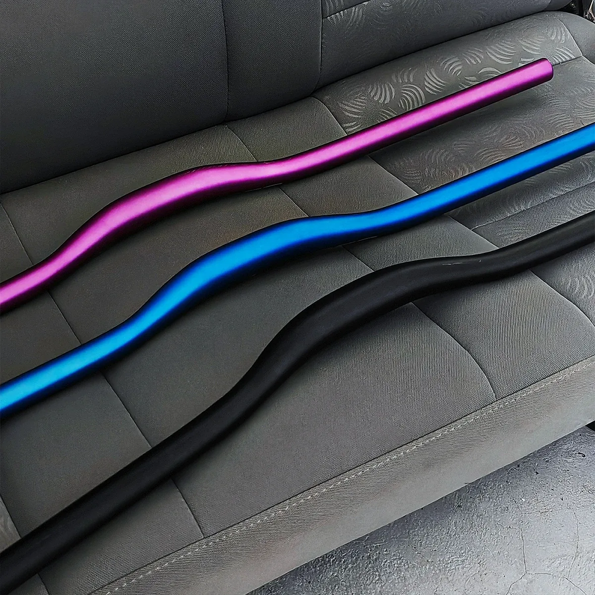 Manillar KRSEC – foto real en morado, azul y negro