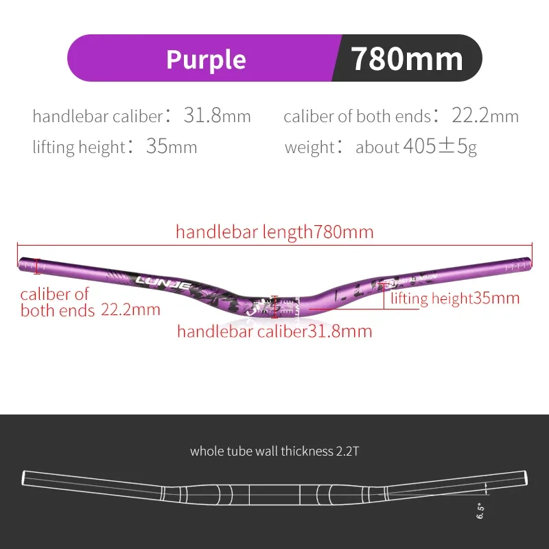 Manillar LUNJE en morado