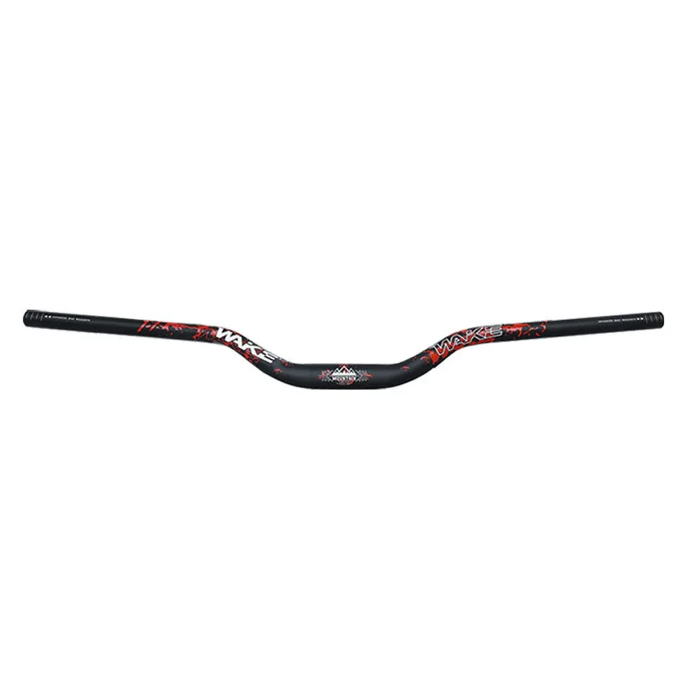 Manillar WAKE Downhill en negro y rojo