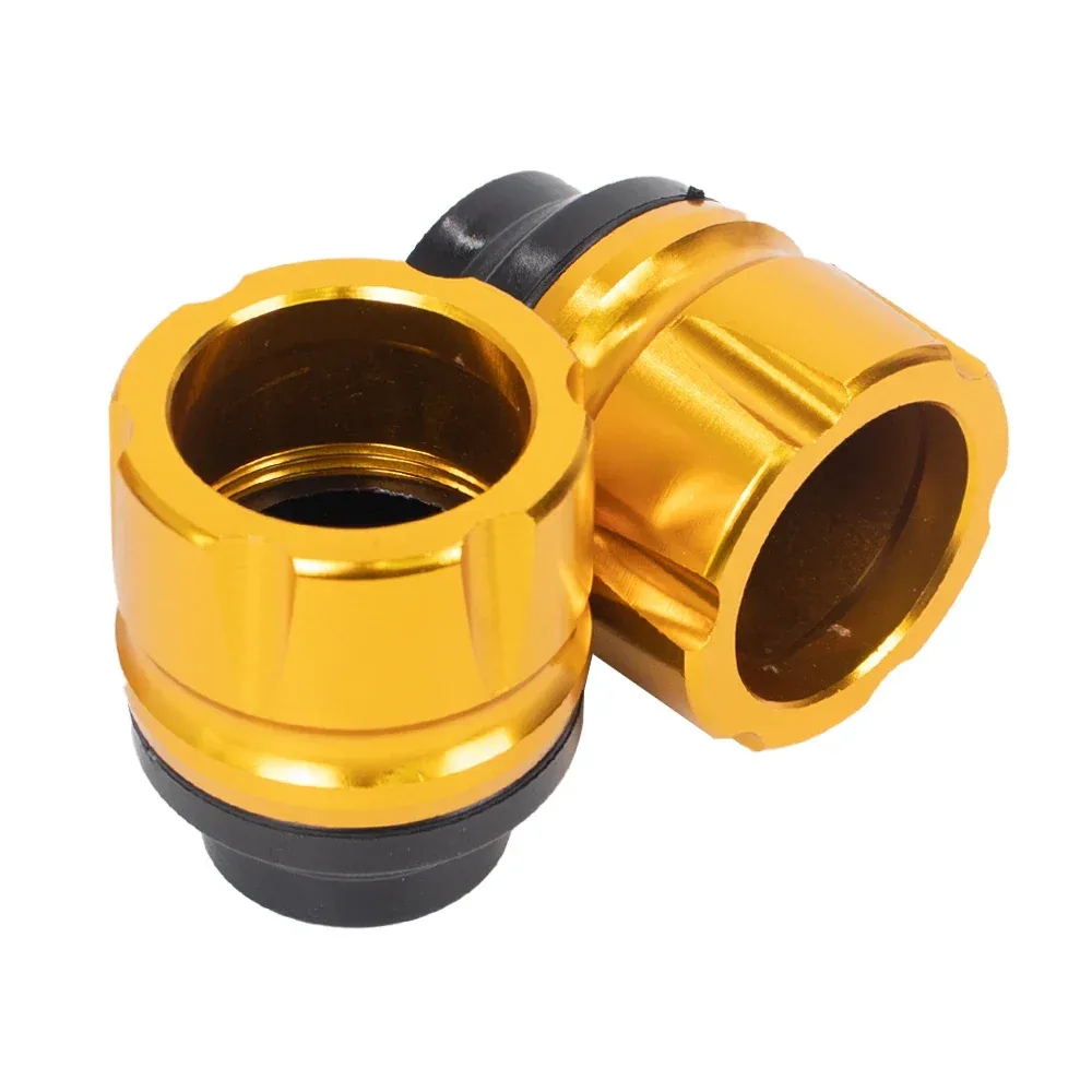 Protectores anticaídas cilíndricos en dorado