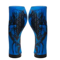 Puños ergonómicos camuflaje en azul