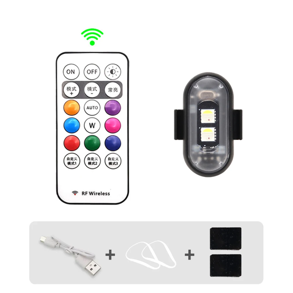 Luces LED RGB – contenido del kit