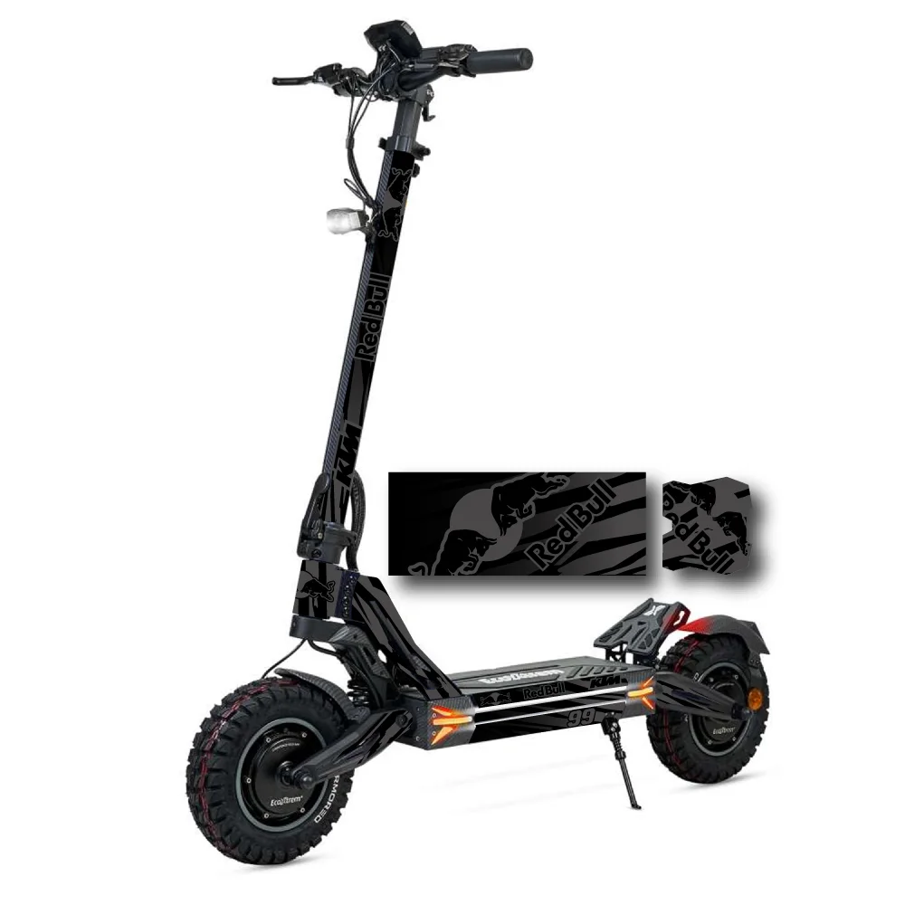 Vinilo Competition Black para patinete Ecoxtrem M41
