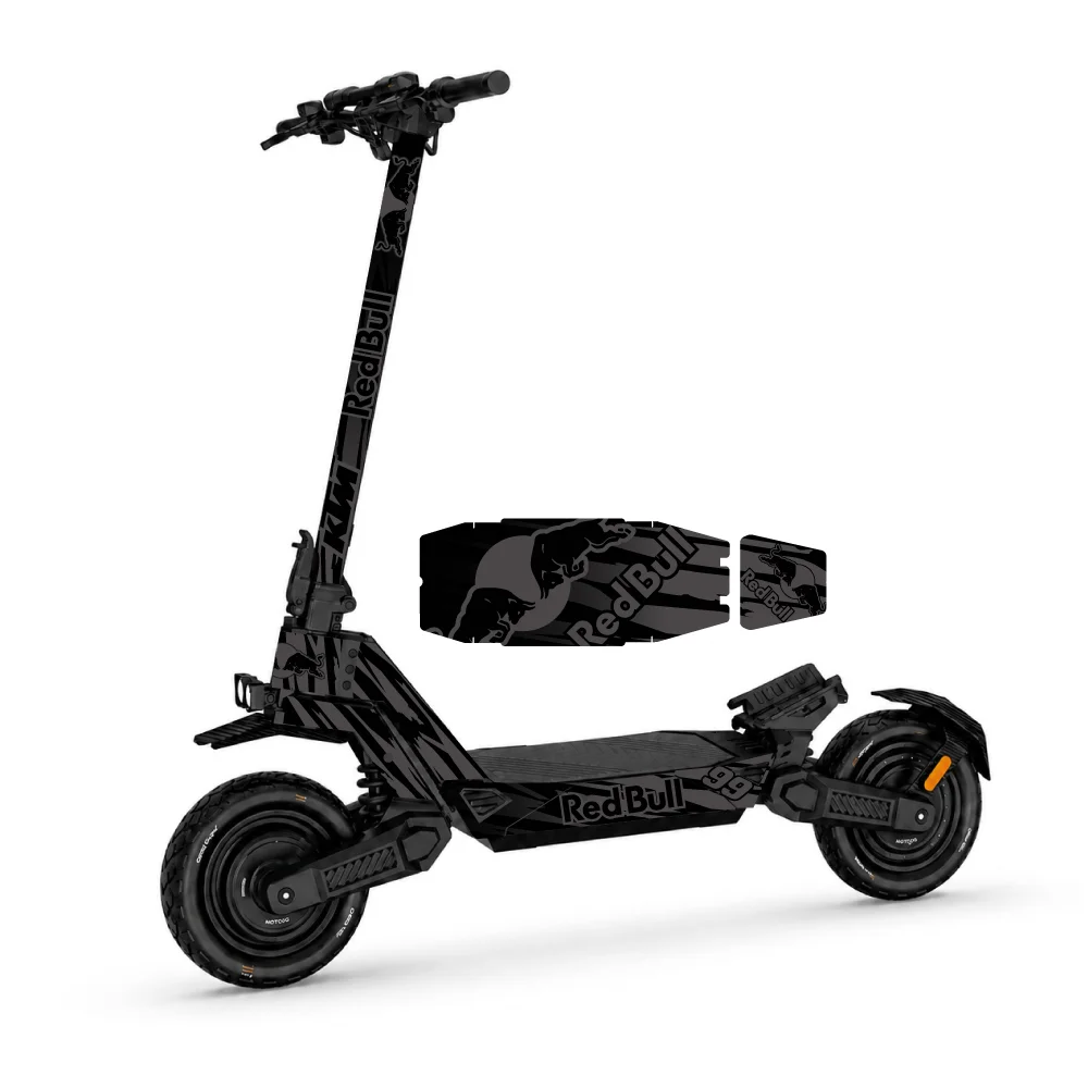 Vinilo Competition Black para patinete Ecoxtrem Deimos