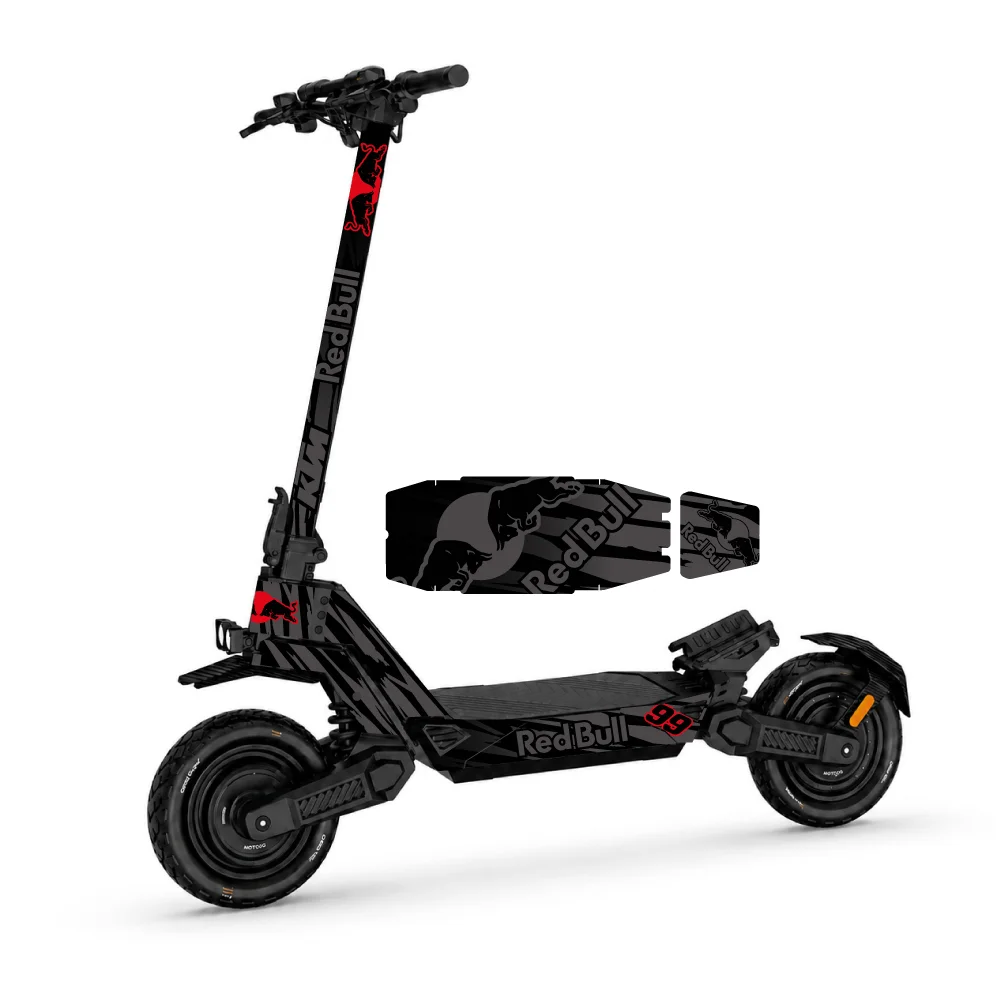 Vinilo Competition Red para patinete Ecoxtrem Deimos
