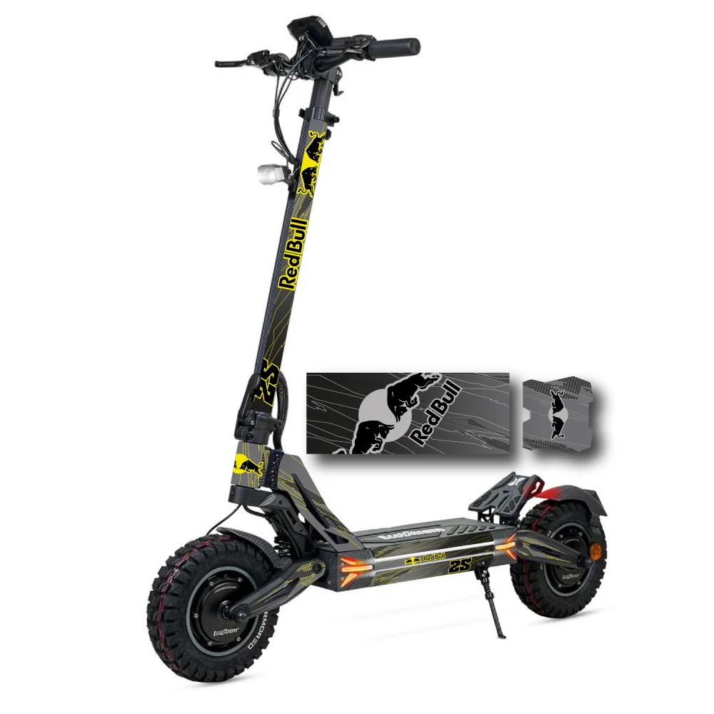 Vinilo Claw Amarillo para patinete Ecoxtrem M41