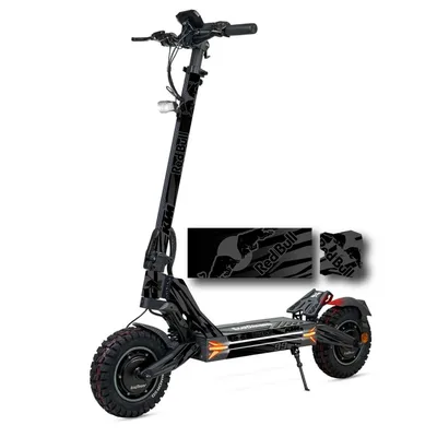 Vinilo Competition Black para patinete Ecoxtrem M41