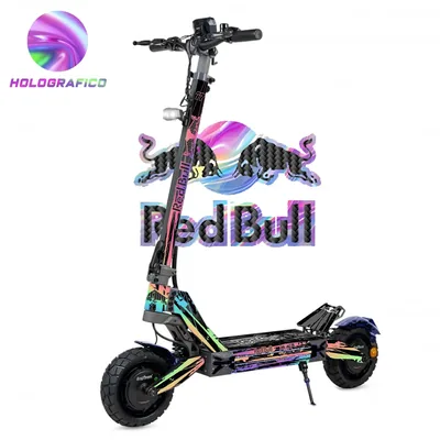 Vinilo Holográfico Negro para patinete Ecoxtrem M41