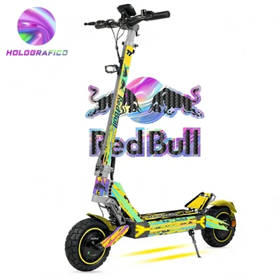 Vinilo Holográfico Verde para patinete Ecoxtrem M41