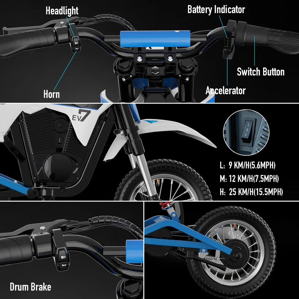 EVERCROSS EV12M PRO vista 4