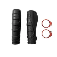 Par de puños de goma con abrazaderas para iScooter iX3