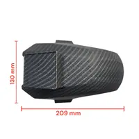 Guardabarros trasero con acabado carbono para Ecoxtrem M41 Tank y Tank Dual — vista 2