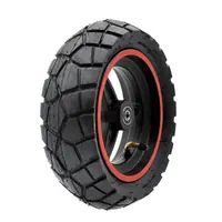 Rueda delantera completa con aro rojo para Ecoxtrem M41 Tank