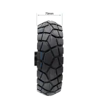 Rueda delantera completa con aro rojo para Ecoxtrem M41 Tank — vista 2